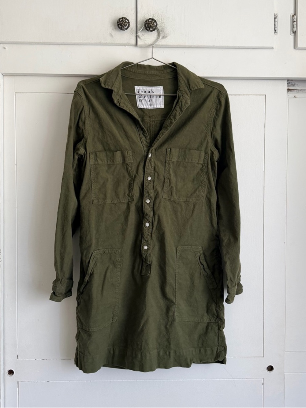 Frank & Eileen Ireland Dress - Hunter Green